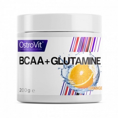 БЦАА OstroVit  BCAA + GLUTAMINE 200 гр