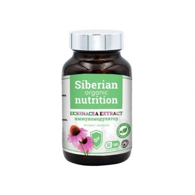 Антиоксидант Siberian Organic Nutrition Экстракт эхинацеи 50 капсул